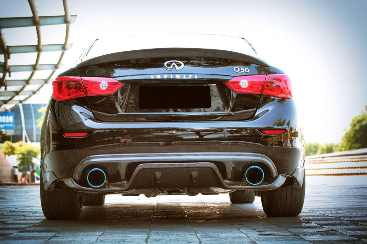 2014-2017 Infiniti Q50 Sedan VE Style Rear Lip and Diffuser