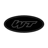"WT" Rear Oval Emblem Overlays (Printed Series) - 2021-2023 Bronco Wildtrak