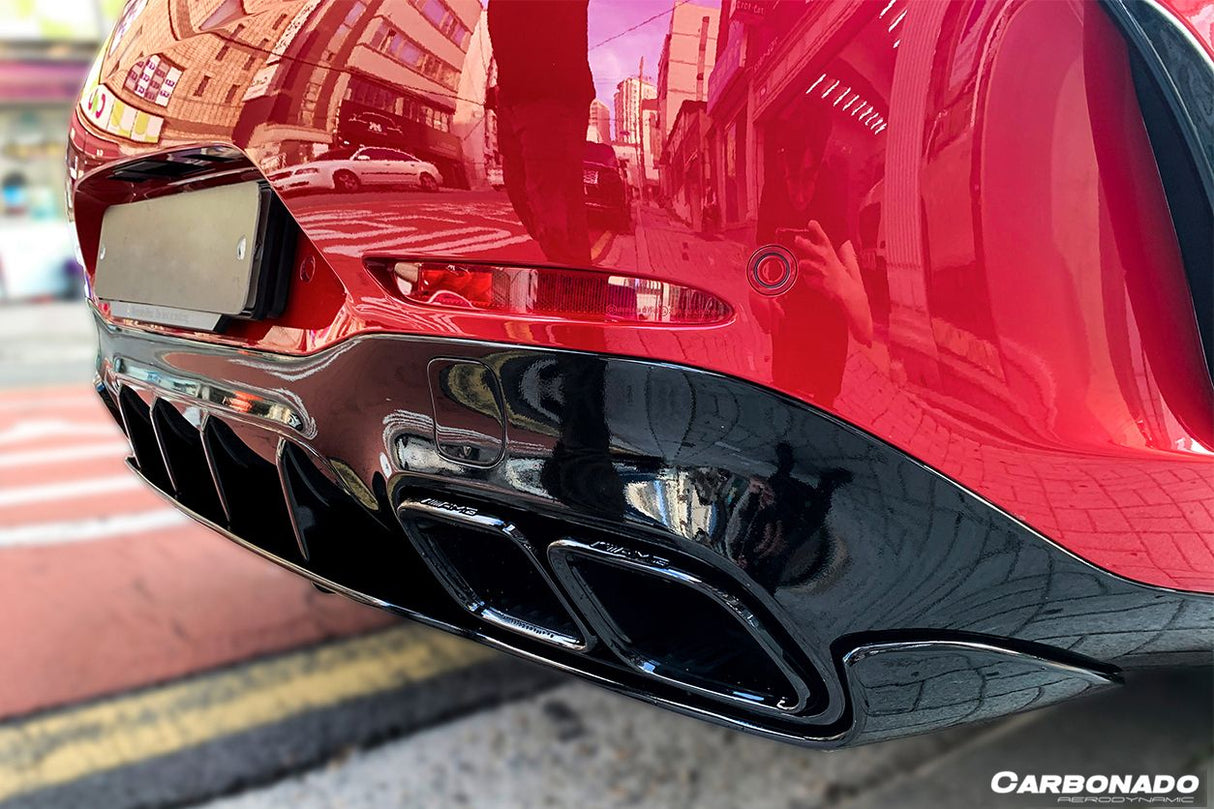 2019-2023 Mercedes Benz AMG GT63  S 4Door Coupe X290 OEM Style Carbon Fiber Rear Diffuser