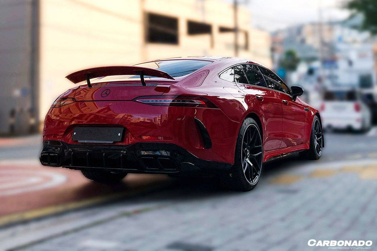 2019-2023 Mercedes Benz AMG GT63  S 4Door Coupe X290 OEM Style Carbon Fiber Rear Canards