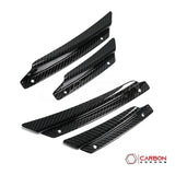 C8 Corvette Carbon Fiber Front Bumper Canards (4-Piece Set) | Aero Upgrade (2020–2026)