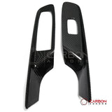 C8 Corvette Real Carbon Fiber Window Switch Trim Covers | Interior Overlay (2020–2026)