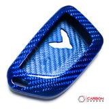 C8 CORVETTE CARBON FIBER KEY COVER - BLACK, RED, BLUE OR FORGE CARBON