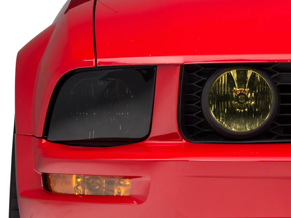 SEC10 Fog Light Tint; Yellow (05-12 Mustang GT)