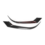 Real Carbon Fiber Headlight Eyelid Covers for 2024+ Ford Mustang