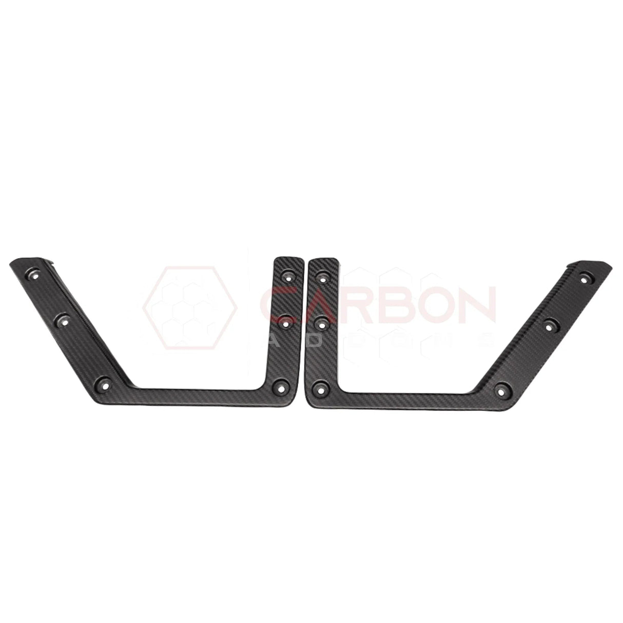 2021–2025 Ford Bronco Front Door Storage Pocket Net Carbon Fiber Frame | Direct Replacement
