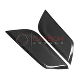 Real Carbon Fiber Center Console Side Trim Covers for 2024+ Ford Mustang