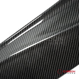 C8 Corvette Real Carbon Fiber Door Kick Panel Covers | Interior Overlay (2020–2026)