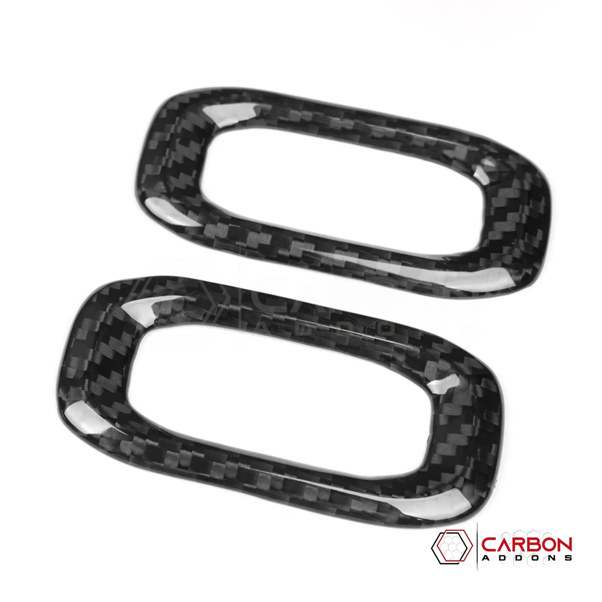 2018+ Jeep Wrangler JL & 2020+ Gladiator JT Carbon Fiber Door Lock Switch Trim Covers