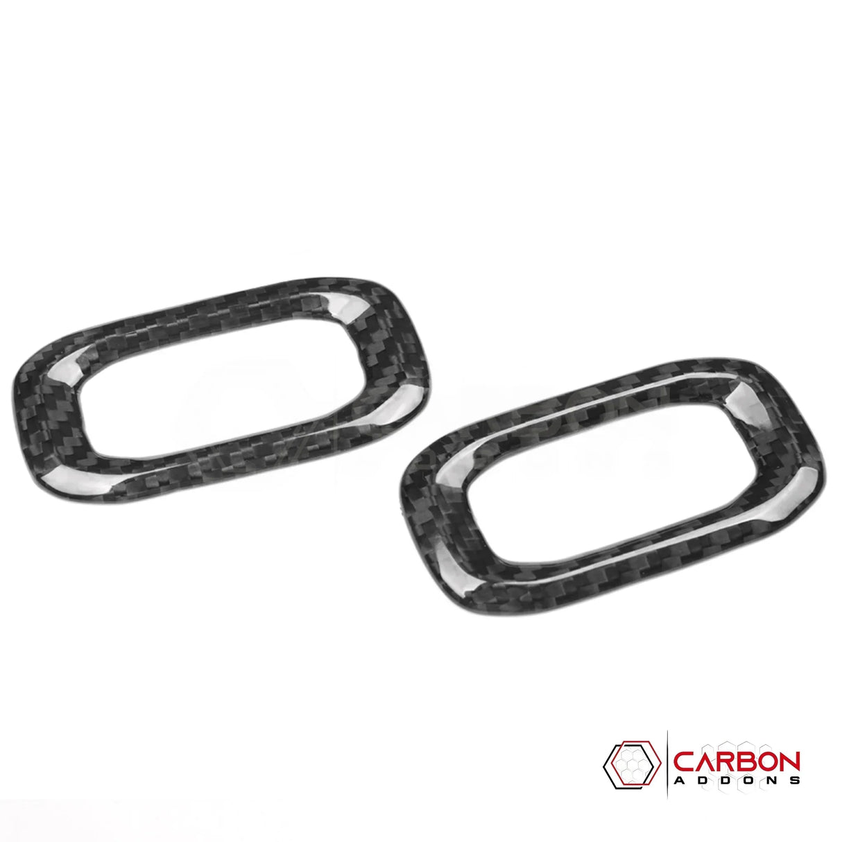 2018+ Jeep Wrangler JL & 2020+ Gladiator JT Carbon Fiber Door Lock Switch Trim Covers