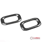 2018+ Jeep Wrangler JL & 2020+ Gladiator JT Carbon Fiber Door Lock Switch Trim Covers