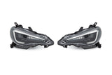 OLM Sequential Style Headlights w/ 6000k HID - 13+ FT86 / BRZ