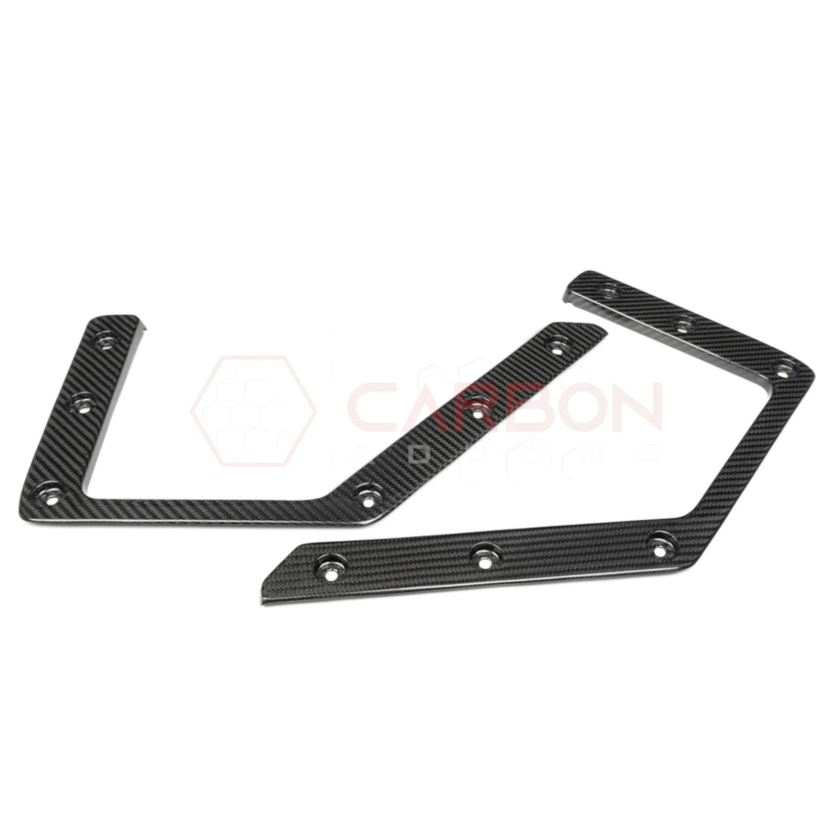 2021–2025 Ford Bronco Front Door Storage Pocket Net Carbon Fiber Frame | Direct Replacement