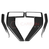 2021–2024 Ford F-150 / F-250 / F-350 Carbon Fiber Fender Vent Emblem Trim Cover