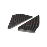2021–2025 Ford Bronco Rear Door Window Triangle Trim Carbon Fiber Covers