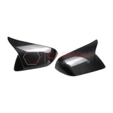 Exterior Carbon Fiber M Style Mirror Covers For Mustang 2015-2023