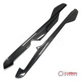 2020+ C8 Corvette Real Dry Carbon Fiber Center Console Lower Trim Covers | Interior Overlay