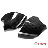 C8 Corvette Real Carbon Fiber Bottom Mirror Trim Covers | Exterior Overlay (2020–2026)