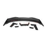 Dark Horse-Style Carbon Fiber Rear Spoiler with Integrated Gurney Flap for 2024+ Ford Mustang