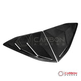 C8 Corvette Coupe Carbon Fiber C-Pillar Quarter Window Louvers | Exterior Overlay (2020–2026)