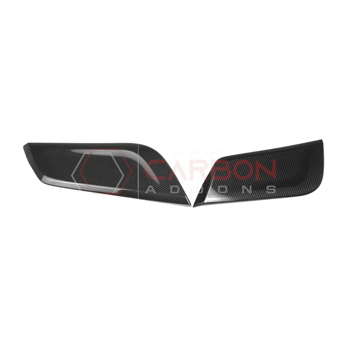 2024+ S650 Mustang Real Carbon Fiber Center Console Side Trim Covers