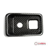 C8 Corvette Carbon Fiber Parking Brake / HUD Button Control Trim Cover (2020–2026)