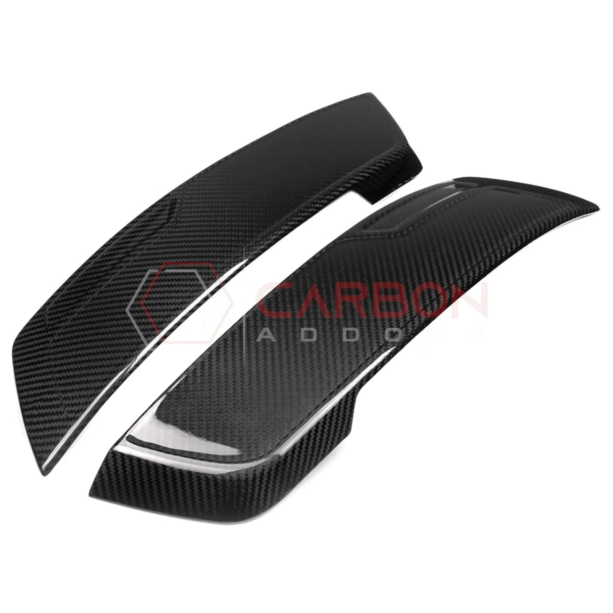 Real Carbon Fiber Rear Wheel Fender Flare Trim Insert For 2021–2024 Ford Bronco Raptor
