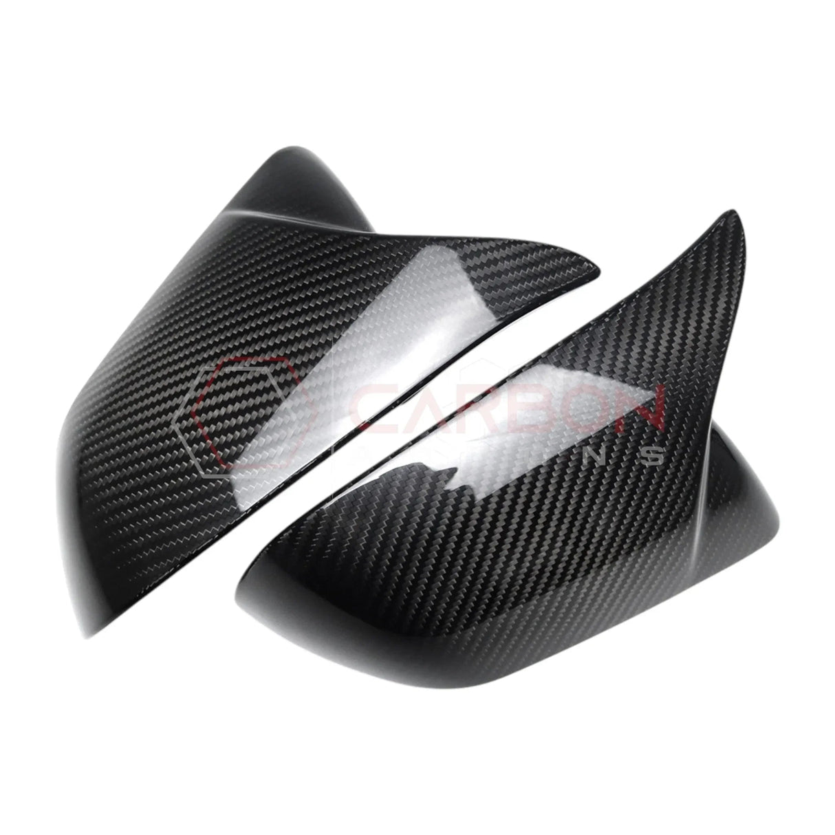 M-Style Real Carbon Fiber Side Mirror Covers for 2024+ Ford Mustang