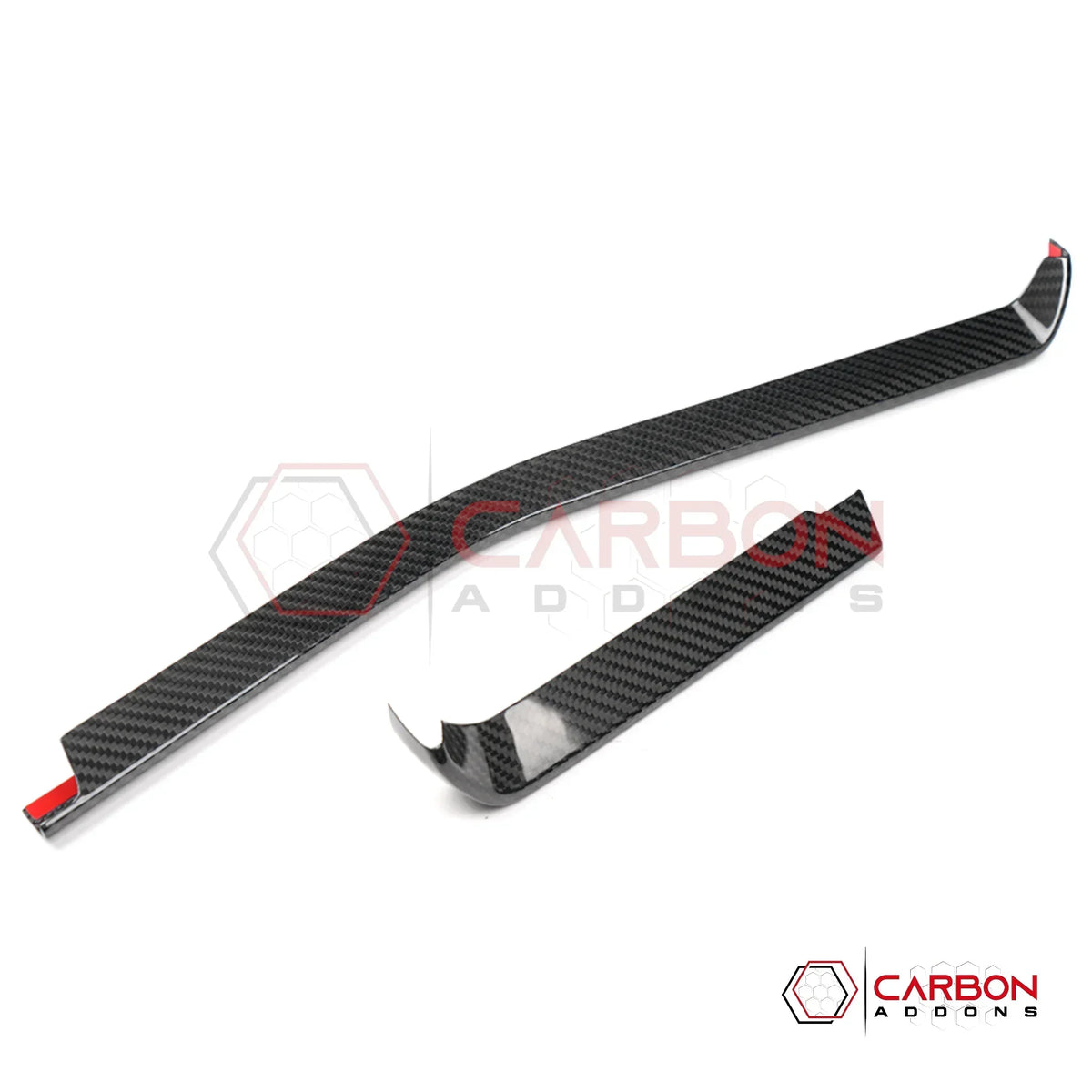 2026+ C8 Corvette Carbon Fiber Dash Trim Cover | Chrome Delete