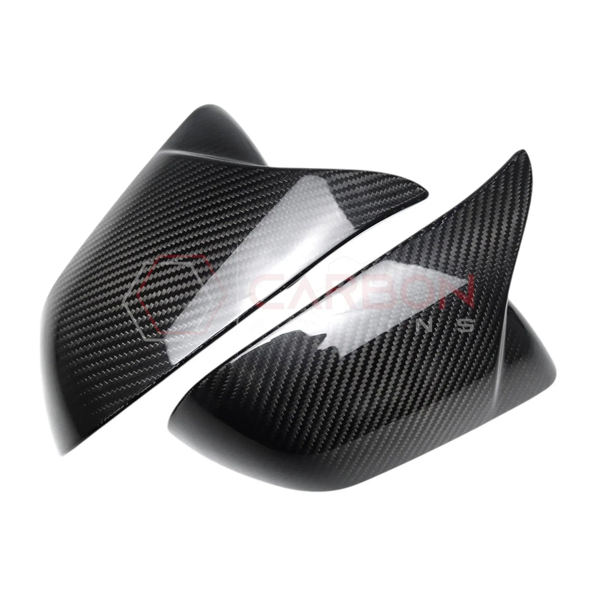 Exterior Carbon Fiber M Style Mirror Covers For Mustang 2015-2023