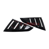 2024+ S650 Mustang Rear Quarter Window Louvers - ABS Plastic