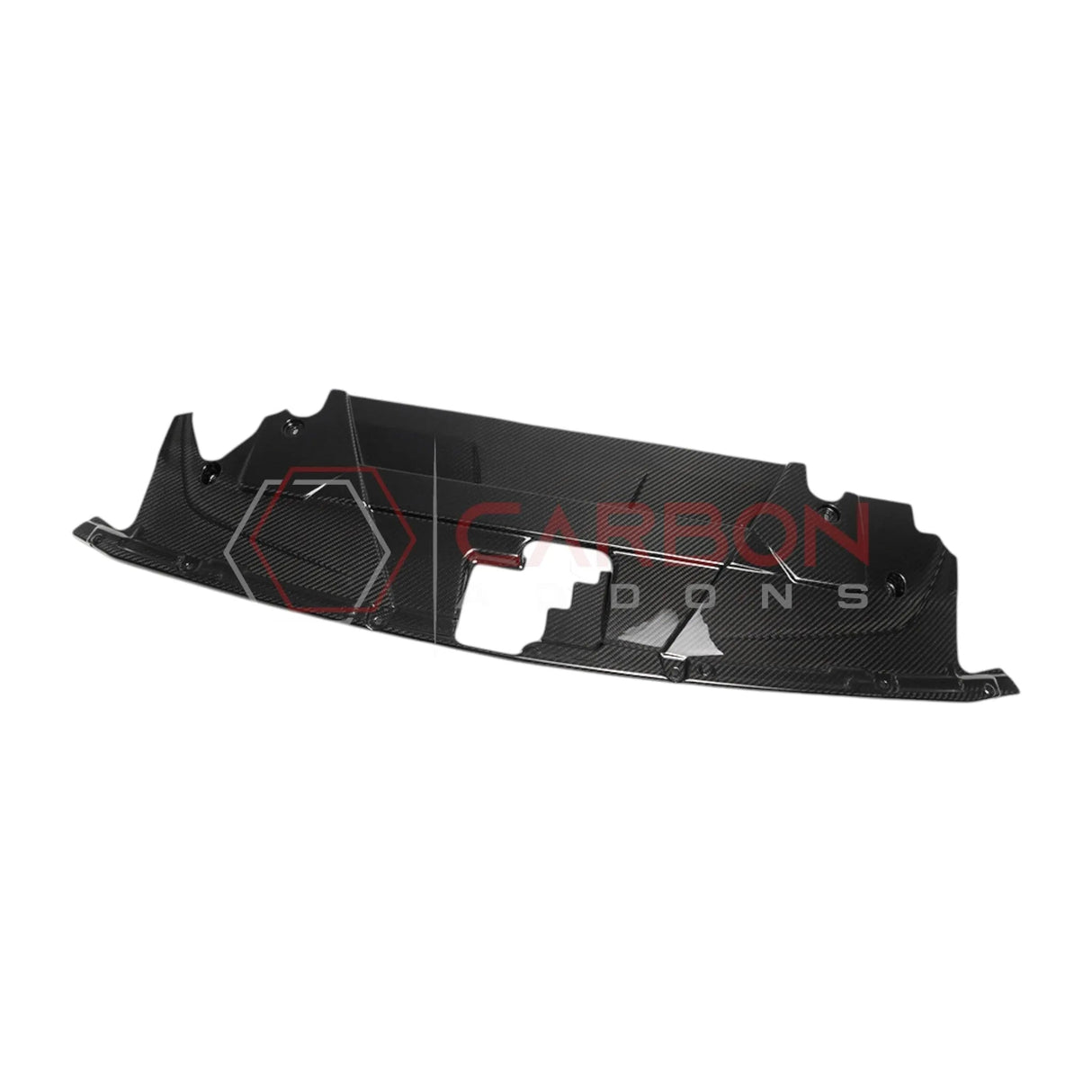 2024+ S650 Mustang Radiator Shroud Real Carbon Fiber Cover