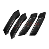 Real Carbon Fiber Interior Lower Door Handle Trim Covers For 2021+ Bronco