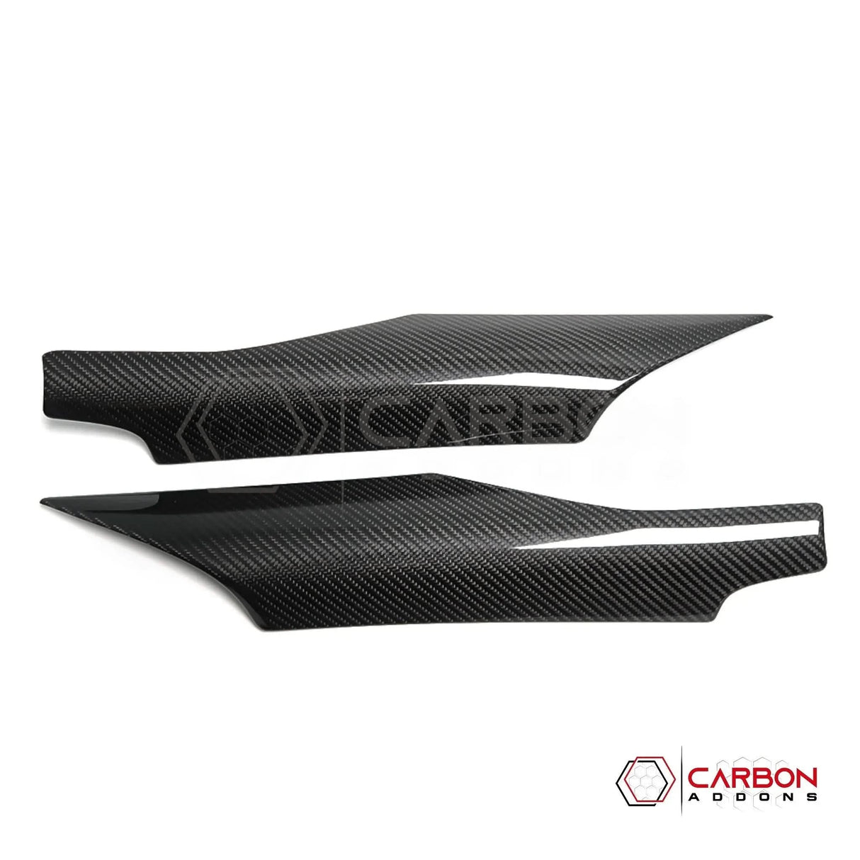 C8 Corvette Real Carbon Fiber Door Speaker Upper Trim Covers | Interior Upgrade (2020–2026)