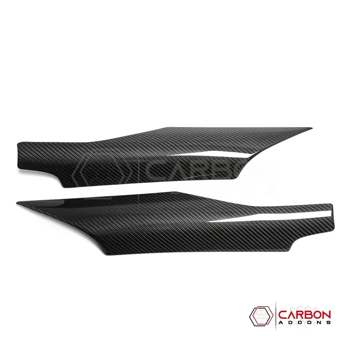 C8 Corvette Real Carbon Fiber Door Speaker Upper Trim Covers | Interior Upgrade (2020–2026)