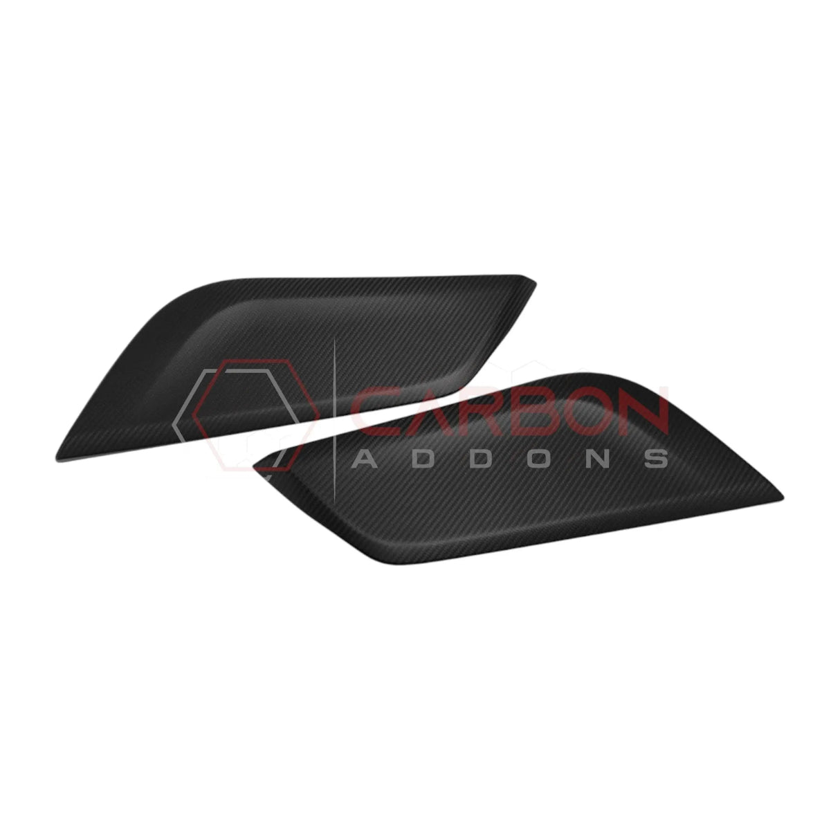 2024+ S650 Mustang Real Carbon Fiber Center Console Side Trim Covers