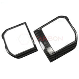Real Carbon Fiber Dashboard A/C Vent Trim Covers for 2021+ Ford F-150