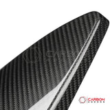 2021+ Ford F-150 Real Carbon Fiber Inner Door Triangle A-Pillar Trim Covers