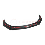 2024+ Mustang GT Ecoboost Carbon Fiber Front Bumper Lip Splitter Extensions | 3pcs