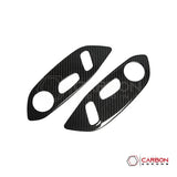 C8 Corvette Real Carbon Fiber Seat Control Adjuster Trim Covers | Interior Upgrade (2020–2026)