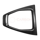 Real Carbon Fiber Gear Shifter Trim Cover for 2024+ Ford Mustang