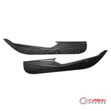 C8 Corvette Real Carbon Fiber Door Kick Panel Covers | Interior Overlay (2020–2026)