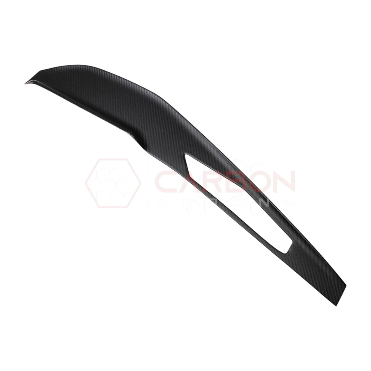 2024+ S650 Mustang Real Carbon Fiber Behind Screen Top Dash Trim Cover