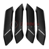 2021+ Bronco Real Carbon Fiber Interior Lower Door Handle Trim Covers