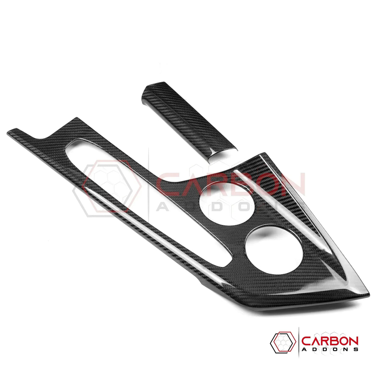 2026+ C8 Corvette Real Carbon Fiber Center Console Cover | Interior Upgrade