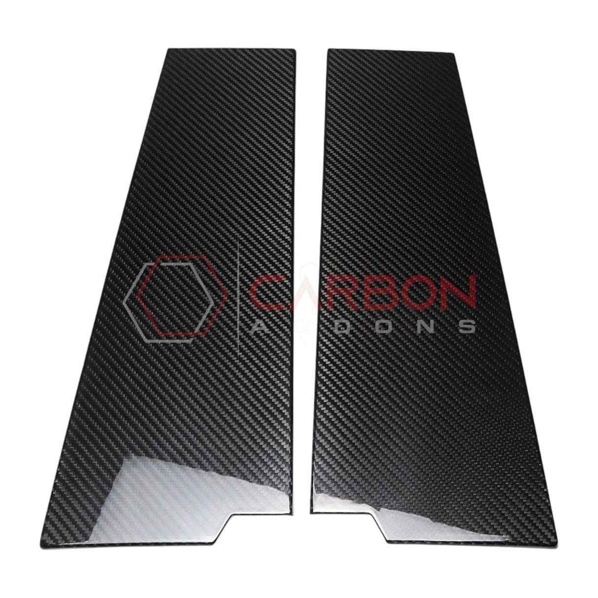 2021+ Bronco Real Carbon Fiber B-Pillar Trim Covers