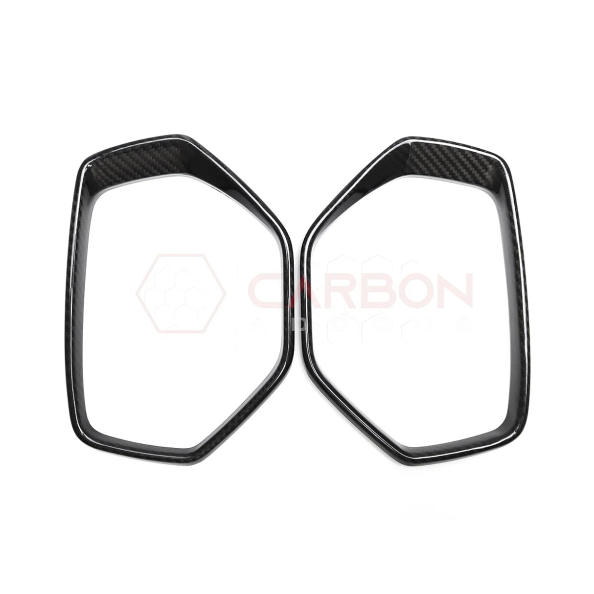 C8 Corvette Carbon Fiber Side Mirror Front Trim Cover (2020-2026)