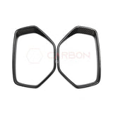 C8 Corvette Carbon Fiber Side Mirror Front Trim Cover (2020-2026)