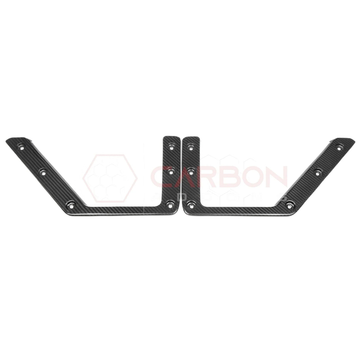 2021–2025 Ford Bronco Front Door Storage Pocket Net Carbon Fiber Frame | Direct Replacement