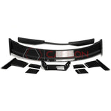 2024+ S650 Mustang Dark Horse Style Glossy Black ABS Spoiler with Gurney Flap